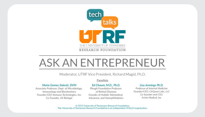 UTRF Tech Talks: Ask An Entrepreneur