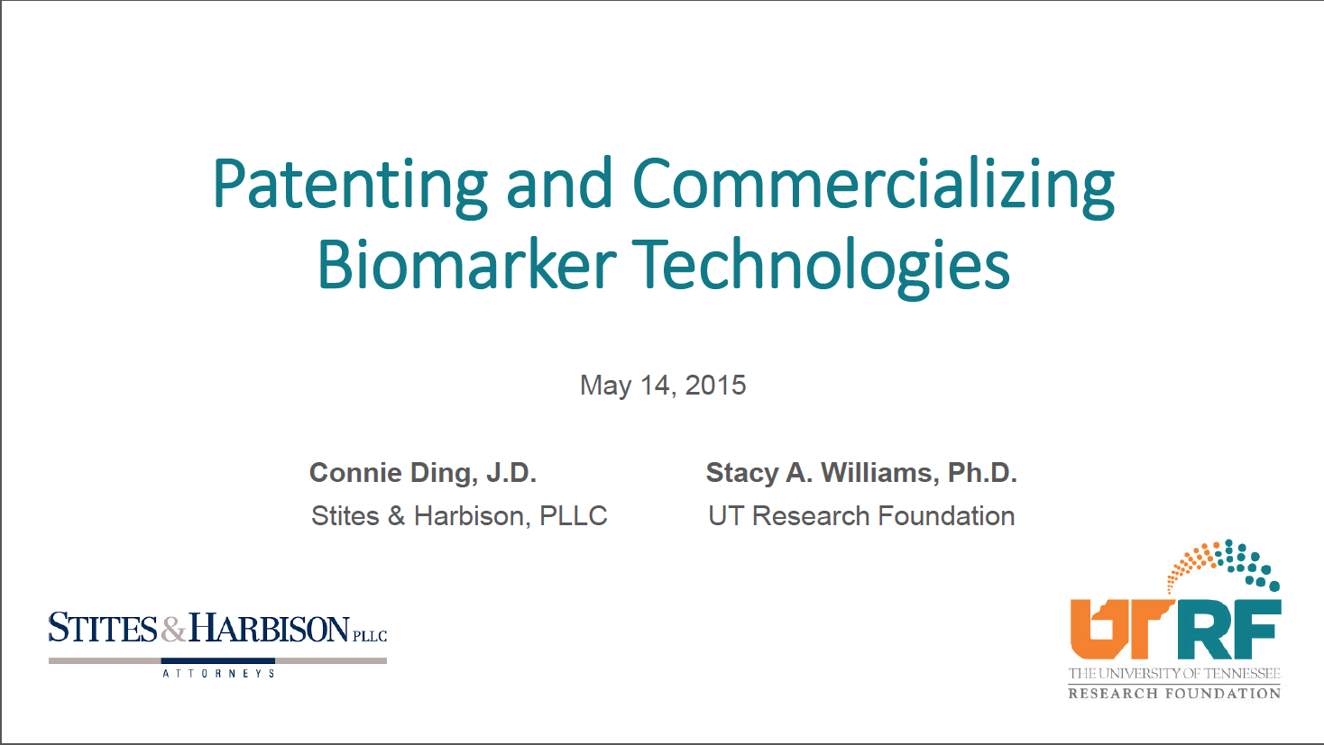 Patenting-and-Commercializing-Biomarker-Technologies
