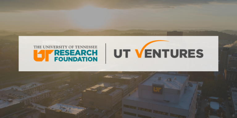 UT Research Foundation and UT Ventures logos side by side.