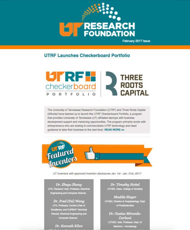 UTRF Newsletter February 2017