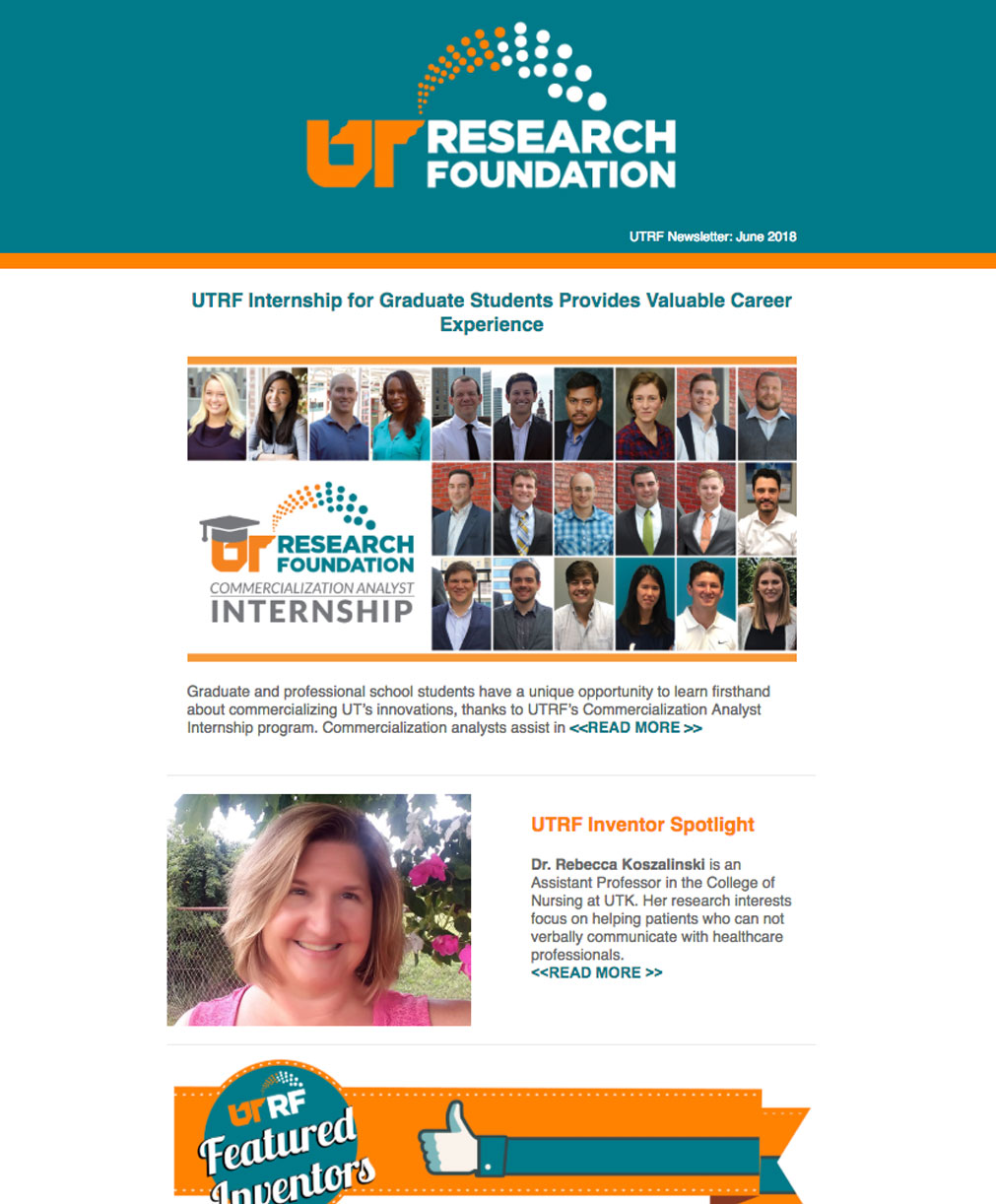 UTRF June 2018 Newsletter
