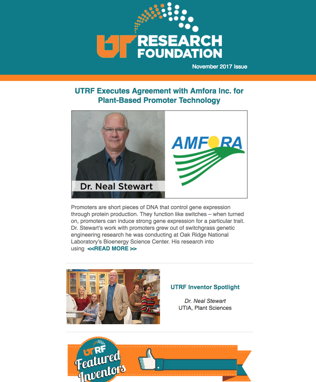 UTRF November 2017 Newsletter